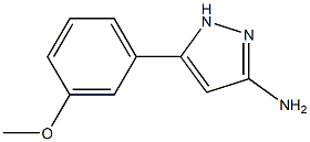 5-(3-methoxyphenyl)-1H-pyrazol-3-amine Struktur