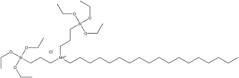 octadecylbis(triethoxysilylpropyl)ammonium chloride,55% in ethanol