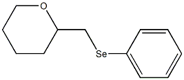 2-(Phenylselenomethyl)tetrahydro-2H-pyran Struktur