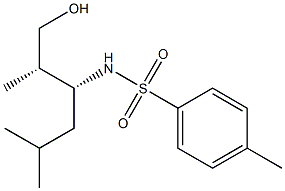 N-[(S)-1-[(R)-2-Hydroxy-1-methylethyl]-3-methylbutyl]-4-methylbenzenesulfonamide Struktur