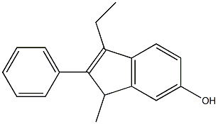 1-Methyl-2-phenyl-3-ethyl-1H-indene-6-ol