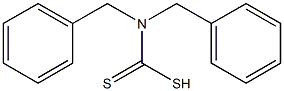 N,N-ジベンジルジチオカルバミド酸 化学構造式
