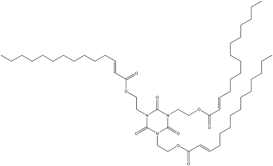  1,3,5-Tris[2-(2-tetradecenoyloxy)ethyl]hexahydro-1,3,5-triazine-2,4,6-trione