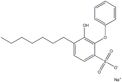 6-Hydroxy-5-heptyl[oxybisbenzene]-2-sulfonic acid sodium salt