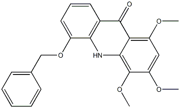 1,3,4-Trimethoxy-5-(benzyloxy)acridin-9(10H)-one