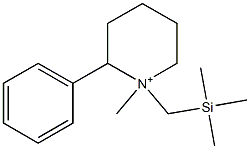 1-(Trimethylsilylmethyl)-1-methyl-2-phenylpiperidinium|
