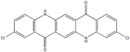 3,9-Dichloro-5,12-dihydroquino[2,3-b]acridine-7,14-dione 结构式