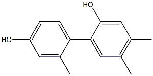 2',4,5-Trimethyl-1,1'-biphenyl-2,4'-diol 结构式