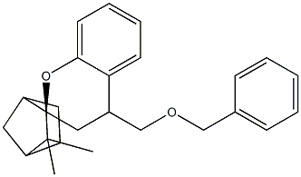 (2R)-3',3'-Dimethyl-4-[(benzyloxy)methyl]-3,4-dihydrospiro[2H-1-benzopyran-2,2'-bicyclo[2.2.1]heptane] 结构式