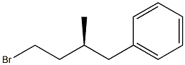 (+)-[(S)-4-Bromo-2-methylbutyl]benzene Structure