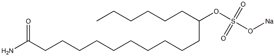 12-(Sodiosulfo)oxyoctadecanamide