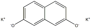 二カリウム2,7-ナフタレンジオラート 化学構造式