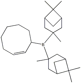 (2-Cyclooctenyl)bis(3,6,6-trimethylbicyclo[3.1.1]heptan-3-yl)borane Structure