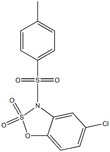 5-Chloro-3-[(4-methylphenyl)sulfonyl]-3H-1,2,3-benzoxathiazole 2,2-dioxide