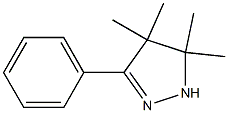 4,5-Dihydro-4,4,5,5-tetramethyl-3-phenyl-1H-pyrazole Struktur