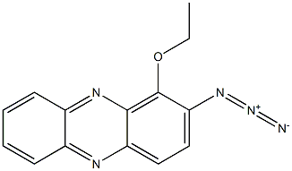 1-Ethoxyphenazin-2-yl azide Struktur