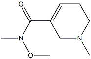 N-Methoxy-1,N-dimethyl-1,2,5,6-tetrahydro-3-pyridinecarboxamide Structure