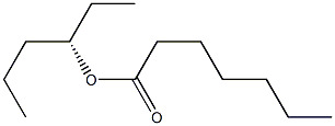 [S,(-)]-3-Hexanol heptanoate Struktur