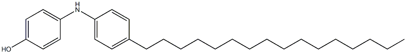 4'-ヘキサデシル[イミノビスベンゼン]-4-オール 化学構造式
