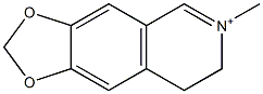  6-Methyl-7,8-dihydro-1,3-dioxolo[4,5-g]isoquinoline-6-ium