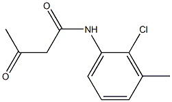 2'-クロロ-3'-メチルアセト酢酸アニリド 化学構造式