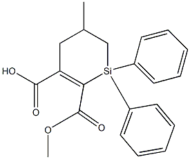 1,1-Diphenyl-5-methyl-1-sila-2-cyclohexene-2,3-bis(carboxylic acid methyl) ester|