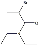 N,N-Diethyl-2-bromopropionamide Structure