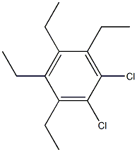 1,2-Dichloro-3,4,5,6-tetraethylbenzene 结构式