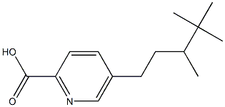 5-(3,4,4-Trimethylpentyl)pyridine-2-carboxylic acid