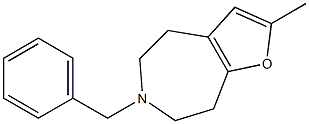  6-Benzyl-5,6,7,8-tetrahydro-2-methyl-4H-furo[2,3-d]azepine