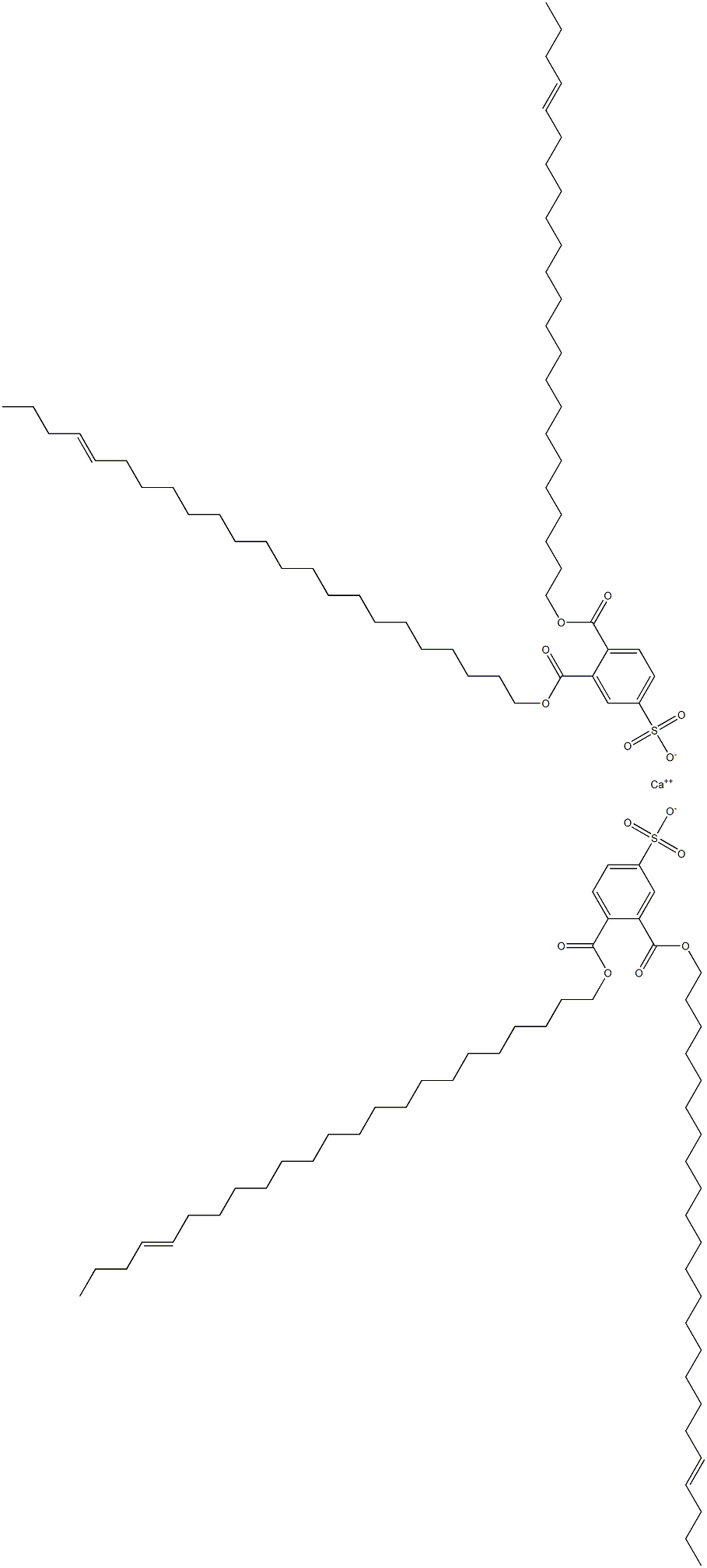  Bis[3,4-di(19-tricosenyloxycarbonyl)benzenesulfonic acid]calcium salt