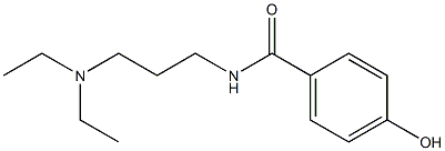 N-[3-(Diethylamino)propyl]-p-hydroxybenzamide Structure