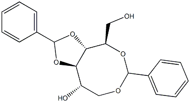 1-O,5-O:3-O,4-O-Dibenzylidene-D-glucitol,,结构式