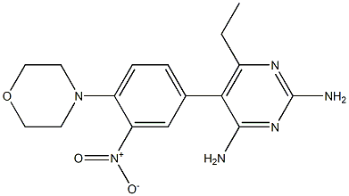 2,4-Diamino-6-ethyl-5-(3-nitro-4-morpholinophenyl)pyrimidine