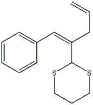 [2-(1,3-Dithian-2-yl)-1,4-pentadienyl]benzene Structure