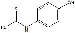 N-(4-Hydroxyphenyl)dithiocarbamic acid Structure