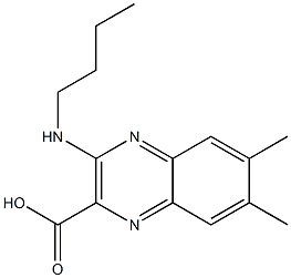 6,7-Dimethyl-3-(butylamino)quinoxaline-2-carboxylic acid|