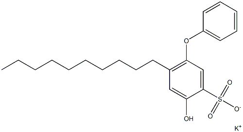  4-Hydroxy-6-decyl[oxybisbenzene]-3-sulfonic acid potassium salt