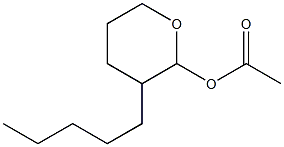  2-Acetyloxy-3-pentyltetrahydro-2H-pyran