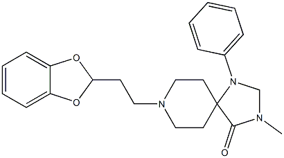 8-[2-(1,3-Benzodioxol-2-yl)ethyl]-3-methyl-1-phenyl-1,3,8-triazaspiro[4.5]decan-4-one|