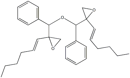 2-(1-ヘキセニル)フェニルグリシジルエーテル 化学構造式