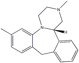 (14bS)-1,2,3,4,10,14b-Hexahydro-2,7-dimethyldibenzo[c,f]pyrazino[1,2-a]azepine Structure