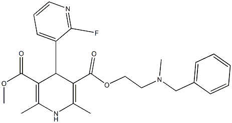 4-(2-Fluoropyridin-3-yl)-1,4-dihydro-2,6-dimethylpyridine-3,5-dicarboxylic acid 3-methyl 5-[2-(N-methyl-N-benzylamino)ethyl] ester