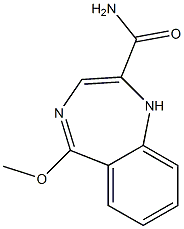 5-Methoxy-1H-1,4-benzodiazepine-2-carboxamide Structure