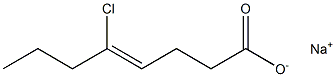 5-Chloro-4-octenoic acid sodium salt|