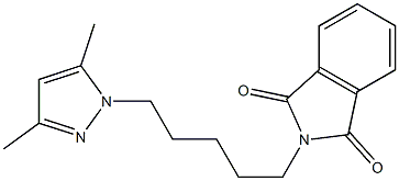 2-[5-(3,5-Dimethyl-1H-pyrazol-1-yl)pentyl]-2H-isoindole-1,3-dione