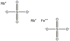 硫酸鉄(II)ルビジウム 化学構造式