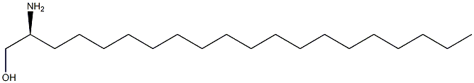 [S,(+)]-2-Amino-1-icosanol Structure