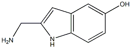 2-(Aminomethyl)-1H-indol-5-ol Structure