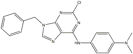 9-Benzyl-2-chloro-6-(4-dimethylaminophenylamino)-9H-purine